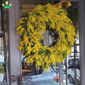 Flores amarillas artificiales <span class=keywords><strong>de</strong></span> <span class=keywords><strong>Acacia</strong></span> Mimosa para decoración del hogar, <span class=keywords><strong>flor</strong></span> <span class=keywords><strong>amarilla</strong></span> <span class=keywords><strong>de</strong></span> <span class=keywords><strong>Acacia</strong></span> Mimosa para interiores y exteriores - Product Image 5