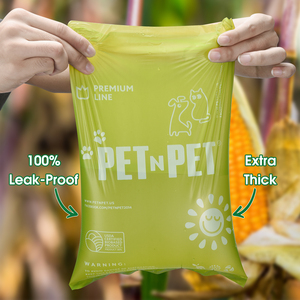 Diskon besar tas kotoran hewan peliharaan Biodegradable kustom tas kotoran anjing ramah lingkungan tas kotoran berbasis tanaman berkelanjutan cetak warna - Product Image 3