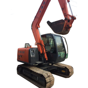 HITACHI เครื่องขุดไฮดรอลิกขนาด7T เครื่องขุดขนาดเล็กที่เชื่อถือได้ ZX70เบรกเกอร์ที่ได้รับการรับรองเครื่องยนต์ Cummins - Product Image 1