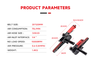 <span class=keywords><strong>Lijadora</strong></span> Neumática de Banda Recta WYMA, Herramienta de Máquina Neumática de Fábrica Industrial, Venta Directa - Product Image 6
