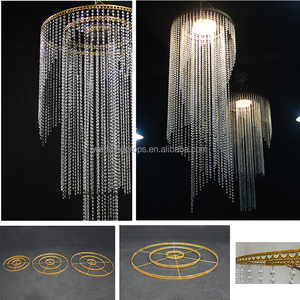 Trang Trí Đám Cưới Backdrop Pha Lê Đính Cườm Trần Treo Lên Đính Cườm Chuỗi Rèm Cửa Rõ Ràng Pha Lê Trang Trí Nội Thất Tua Rèm - Product Image 3