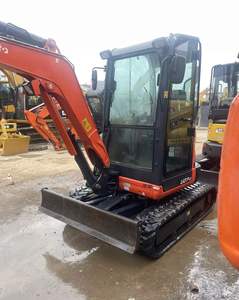 ¡Horas bajas! 2022 Kubota CE buenas condiciones U27 mini excavadora 2,7 Ton Crawler Maquinaria de excavadora usada de China - Product Image 4