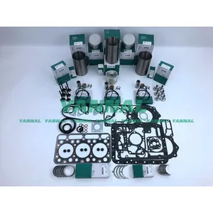 D1302 Overhaul Kit With Cylinder Gaskets Piston Rings Liner Bearing Valves For Kubota Overhaul Rebuild Kit