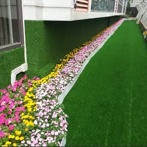 TianLu Tapetes para decoração de grama sintética para uso externo de alta densidade com grama artificial