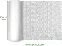 Rouleau de film gonflable en PE haute résistance Boyang pour emballage logistique, remplissage de vide, sacs d'air pré-perforés
