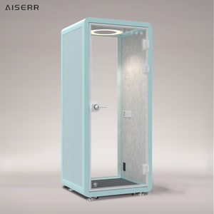 Cabines de bureau insonorisées pour 4 personnes à prix avantageux, cabine téléphonique privée insonorisée, cabine insonorisée portable, pod de réunion de bureau - Product Image 5