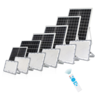 Reflector LED Solar para Exteriores, Impermeable, de Aluminio, 50W 100W 200W 300W 500W, Clasificación IP65, para Iluminación de Jardines y Calles