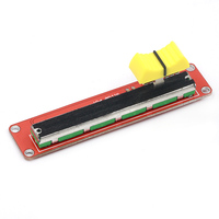 Potentiomètre à glissière Module linéaire 10K double sortie pour bloc électronique Arduin0 AVR