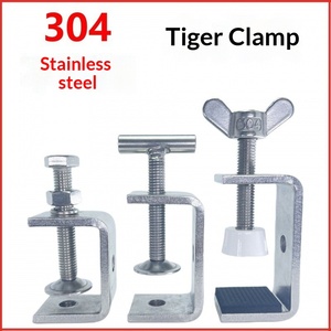 アイアンタイガークリップ C型 U型 Cu型 緊急固定 T型手ネジ ラックグレード304 - Product Image 5