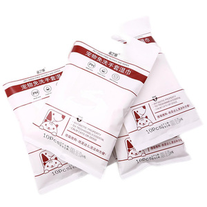 Gants de nettoyage pour animaux Sea City, 10 pièces, sans lavage nécessaire, pour le bain et la désodorisation des chiens - Product Image 5