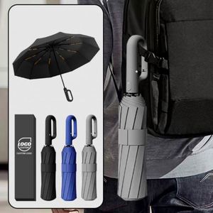 Hot <b>Sale</b> Cheap Promotional Wholesale High Quality 3 Folding Light <b>Weight</b> Umbrella with Custom Logo Custom Colors Plastic Handle - Product Image 2