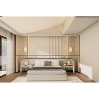 Conception personnalisée de suite principale incluant bureau à domicile, salle de bain en suite et dressing avec plan de l'étage