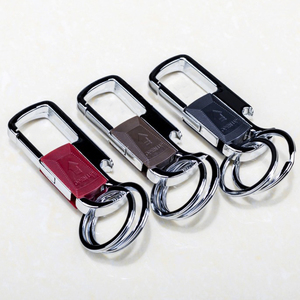 Metal Plastic Key Chains Key Ring Waist Hanging Car Key Chain Pendant Detachable Multifunctional Keyring With Bottle Opener