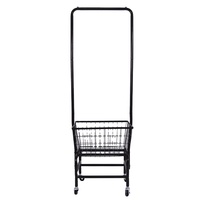 Chariot à linge, chariot d'hôpital/à lessive, pour hôtel, avec barre de suspension