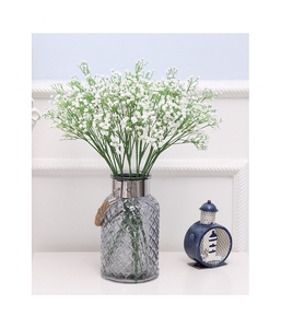 Baby Breath Flowers Home Party Decoración de pared Plástico artificial de alta calidad Gypsophila Rama de flores Precio barato Boda - Product Image 2