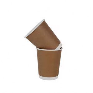 Disposable Imported Brown Kraft Food Grade Paper Custom Printed Hot <b>Coffee</b> <b>Double</b> <b>Wall</b> Paper <b>Cup</b> - Product Image 5