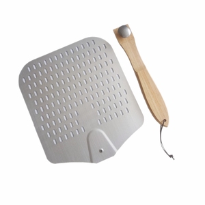 พลั่วโลหะอลูมิเนียมเกรดอาหารพร้อมที่จับไม้พับได้สำหรับ<span class=keywords><strong>พิซซ่า</strong></span><span class=keywords><strong>โฮม</strong></span><span class=keywords><strong>เมด</strong></span>ทนทาน - Product Image 6