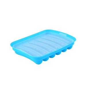 Hausgemachte Hot Dog Maker Lebensmittel qualität Wurst DIY Form mit Abdeckung 6 Hohlraum Silikon Wurst form - Product Image 6