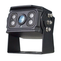 Cámara de Visión Lateral para Camión AHD 1080P con Visión Nocturna, 4 Luces Infrarrojas y Carcasa Metálica, 12-36V, 1 Año de Garantía