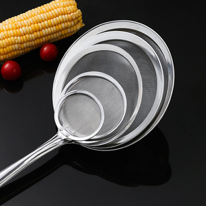 Stainless Steel Fine <b>Mesh</b> <b>Strainer</b> Spoon Set For Kitchen Cooking And Juicing - Product Image 2
