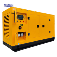 Hochleistungs-Dieselgenerator 55kVA 60kVA 65kVA 70kVA 75kVA, wassergekühlt, leise, elektrisch, 50/60Hz, 480V, ATS, Einphasig