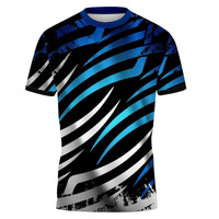 Chemises de course à séchage rapide par sublimation avec logo personnalisé OEM Chemise de marathon à impression intégrale T-shirts de course pour hommes