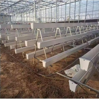 Vente directe d'usine : Système hydroponique DWC à canaux de plantation verticaux avec structure en acier galvanisé pour l'agriculture