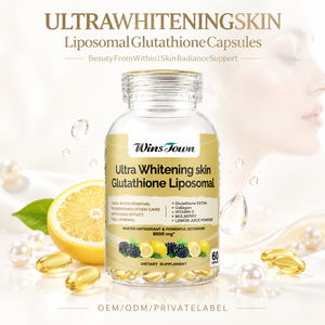 Cápsulas Blandas Liposomales de Glutatión <span class=keywords><strong>Ultra</strong></span> Blanqueadoras para la Piel, Suplemento Antioxidante, Salud Inmunológica, Colágeno, Vitamina C, Cápsulas Blandas para un Brillo Radiante de la Piel - Product Image 1