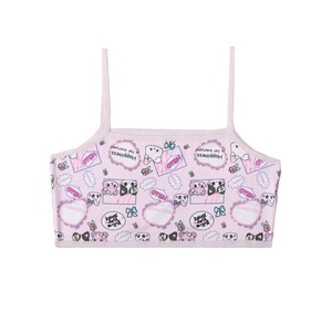 Conjunto de sujetador antiprivacidad para niñas, camisola pequeña, ropa interior, chaleco, top de tubo de algodón, para estudiantes en la pubertad, 8-9 años, comercio exterior - Product Image 5