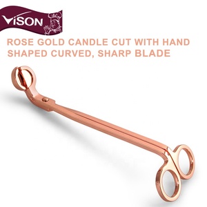 2020 Best Seller High Quality Rose Gold <strong>Wick</strong> Scissors <strong>Candle</strong> Tools <strong>Wick</strong> <strong>Trimmer</strong> - Product Image 6