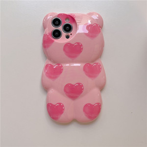 <span class=keywords><strong>Cover</strong></span> Protettiva Anti-Caduta <span class=keywords><strong>Rosa</strong></span> Orsetto Amore per <span class=keywords><strong>iPhone</strong></span> 17 <span class=keywords><strong>Pro</strong></span> <span class=keywords><strong>Max</strong></span> 16 Plus 15 Custodia Morbida in TPU Cartone Animato per Cellulare Apple 14 <span class=keywords><strong>13</strong></span> 12 - Product Image 6