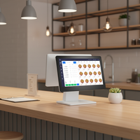 Système de point de vente tout-en-un de 15,6 pouces avec imprimante, machine de caisse enregistreuse Windows, système POS