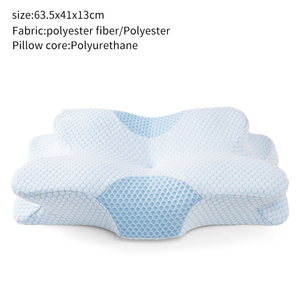 WJ-2087 Bantal Khusus dengan Busa Memori Kontur Kupu-kupu Anti-Dengkuran untuk Tidur Menyamping, Ortopedi Ergonomis dan Servikal - Product Image 3