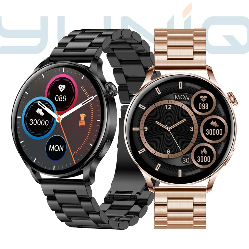 Yuniq Smart Watch telefonate Health Tracking Custom Watch Faces App Dafit Waterproof Sport Bt Call Reloj Intelligent Ak37 Pro