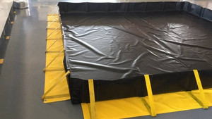 Tissu de <span class=keywords><strong>bâche</strong></span> enduit de PVC polyvalent Berme de <span class=keywords><strong>protection</strong></span> unique contre les déversements d'huile Matériau en vinyle imperméable en vente - Product Image 6