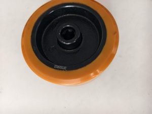 Rueda Giratoria de PU de Alta Resistencia con Aro de Acero y Rodamiento de Bolas de Ranura Profunda para Equipos de Manipulación de Materiales - Product Image 3