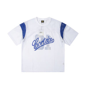 T-shirt unisexe décontracté et polyvalent en jersey respirant à manches courtes, style urbain vintage et tendance, nouveauté - Product Image 4