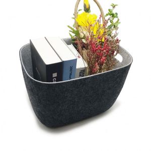 Multi Color Grey Potato Onion Multifunction Felt Material 1-3L Capacity Modern Design <b>Food</b> <b>Storage</b> Bin Holders and <b>Containers</b> - Product Image 5