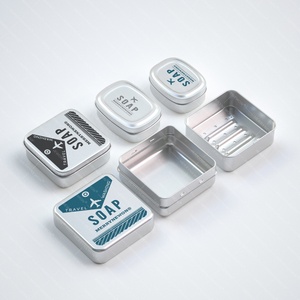 Boîte en aluminium légère et écologique pour savon, emballage carré, boîte à savon recyclable, étui à savon de voyage - Product Image 4