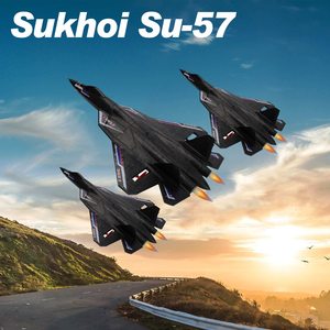 <span class=keywords><strong>เครื่องบิน</strong></span>รบบังคับวิทยุรุ่น <span class=keywords><strong>SU57</strong></span> ทนทานพิเศษ แบบปีกตรึง ทำจากโฟม พร้อมชุดชาร์จในตัว - Product Image 4