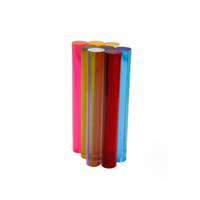 Barre ronde en acrylique PMMA (polymethylméthacrylate) transparente