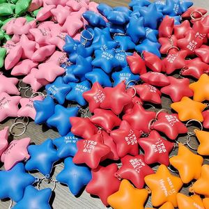 Bulk Custom Star Relief Toy with Keychain PU Foam Stress Reliever 2" Size UV Printing Health & Wellness Factory Wholesale - Product Image 3