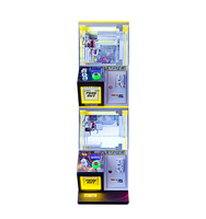 Machine d'arcade commerciale à griffes pour attraper les poupées, avec accepteur de pièces et billets, pour centres commerciaux, parcs d'attractions pour enfants, boutiques et parcs ludiques, avec système de rédemption de prix, design attrayant