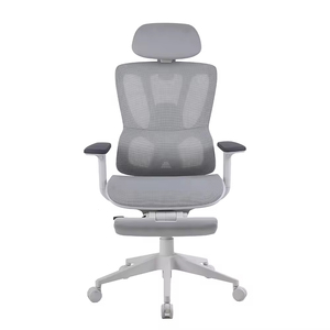 2026 Auto-propriedade patente ajustável malha escritório cadeira alta volta reclinável cadeira ergonômica com pés - Product Image 1