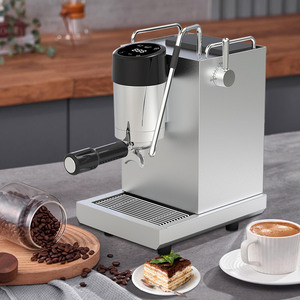 Cafetera Espresso Profesional Comercial Semiautomática con Carcasa de Acero Inoxidable para Hoteles, Hogares y Uso en Exteriores - Product Image 3