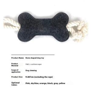 Doe Pet sıcak satış Chroma köpek dişleri-taşlama kemik sopa kabartma Pet Nibbling düğüm oyuncak aşınmaya dayanıklı eğitim halatı düğüm köpek oyuncak - Product Image 2