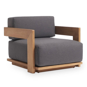 Ocio al aire libre Teca Patio Jardín Balcón Todo clima Patio Aleación de aluminio Madera Impermeable y Protector solar Muebles - Product Image 6