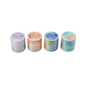 Cinta adhesiva Washi con diseño de chica con salsa de tomate, serie Ukiyo E Dream, 4 diseños, pegatinas de papel con impresión digital para decoración de diarios y manualidades. - Product Image 5