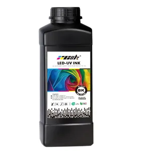 하이 퀄리티 엡손 리코 코니카 프린트 헤드와 UV 잉크젯 프린터에 대 한 유연한 UV 경화 잉크 환경 친화적 인 UV 잉크