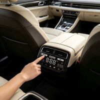 VMANX Panneau de commande tactile à membrane IMD personnalisé pour siège arrière de voiture, climatisation, affichage numérique LED, interrupteur à membrane flexible